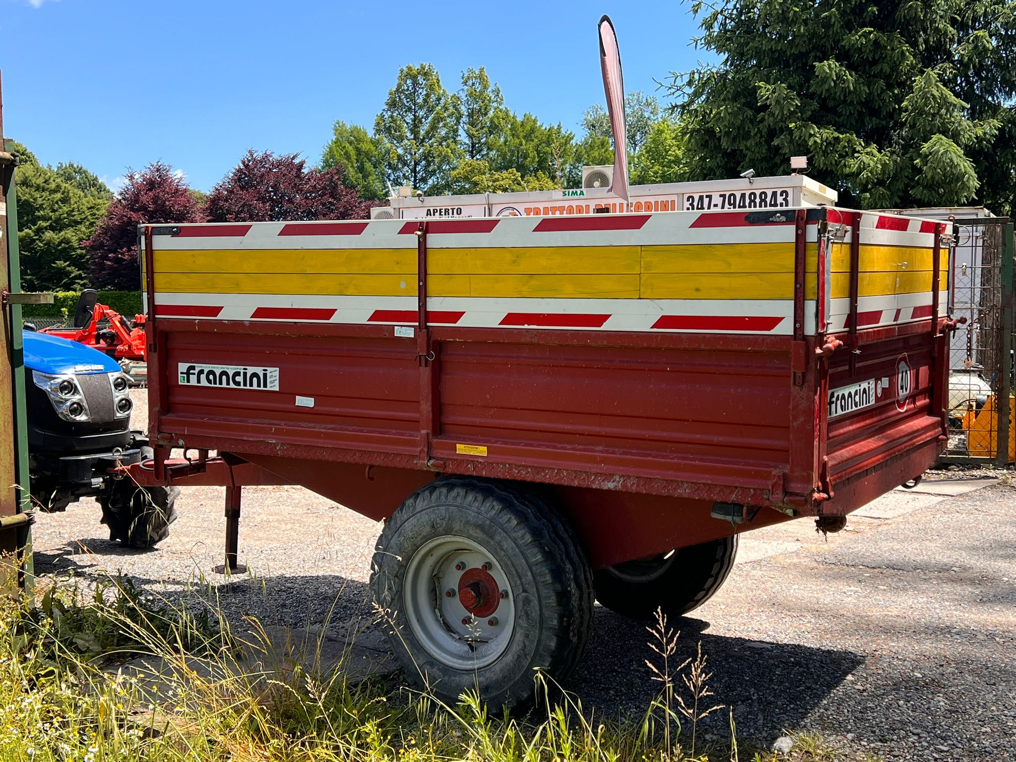 Rimorchio FRANCINI F 35 - Trattori Pellegrini